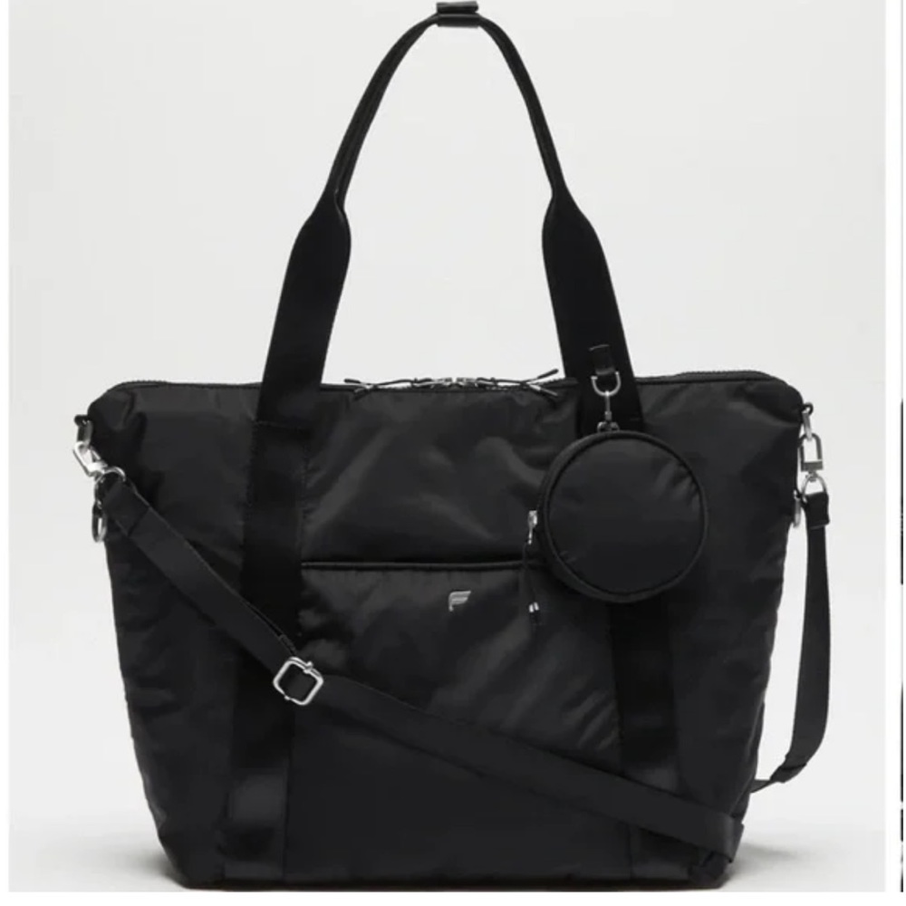 Black - one size - unisex tote bag.  NEW with tags! Fabletics.